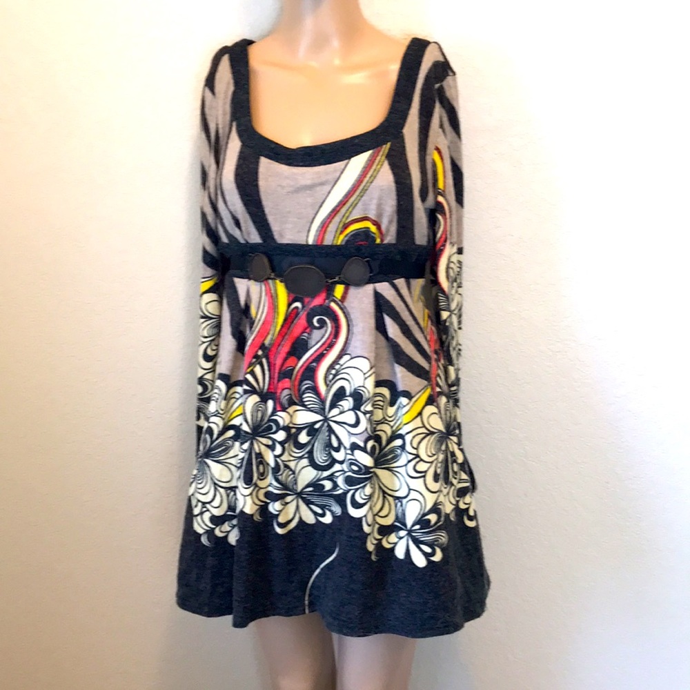 Aryeh Long Sweater or Mini Dress Size L